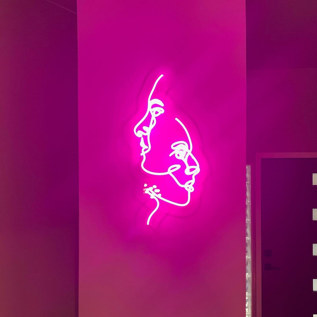 Neon Sign Perfectly Mounted