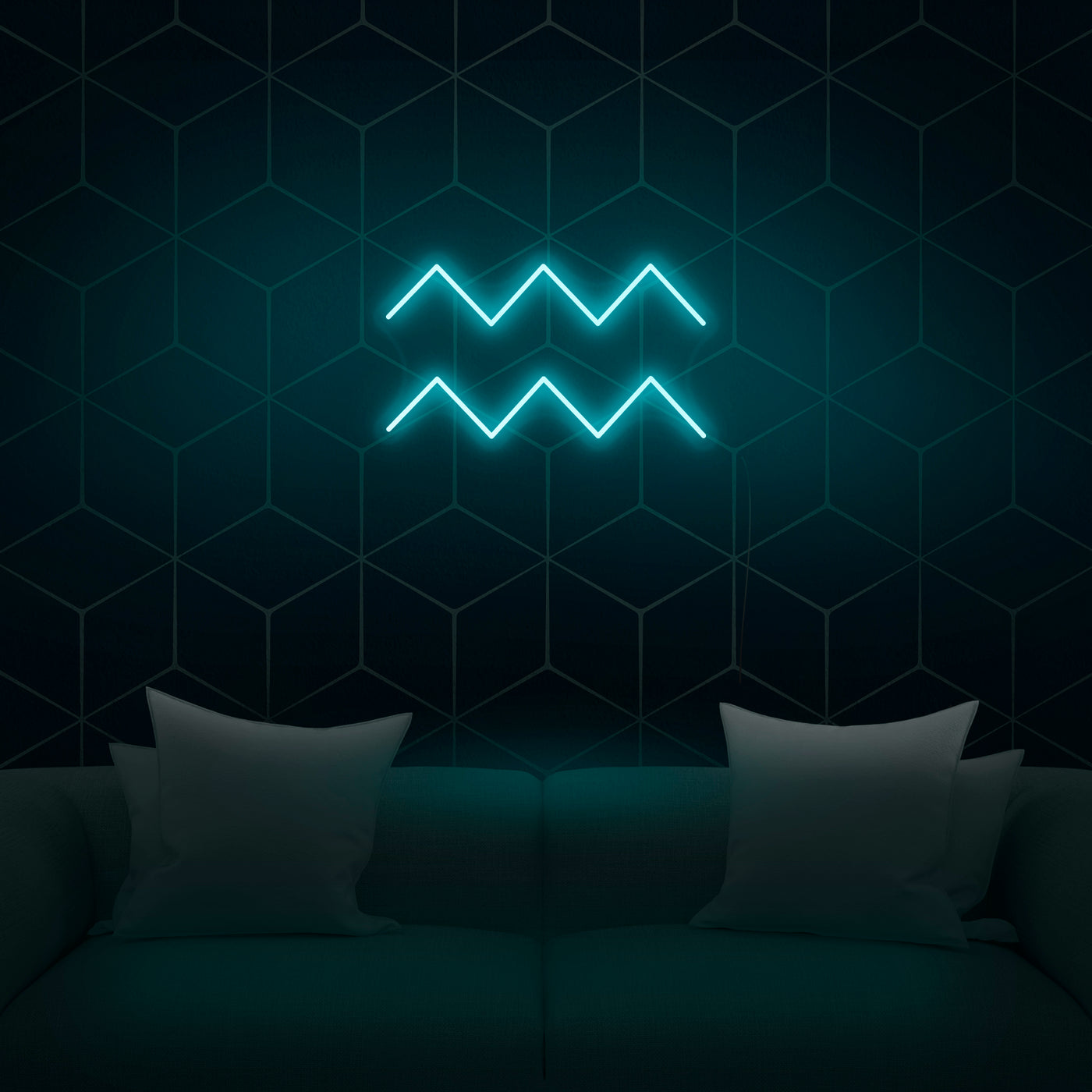 'Aquarius' Neon Sign - Nuwave Neon