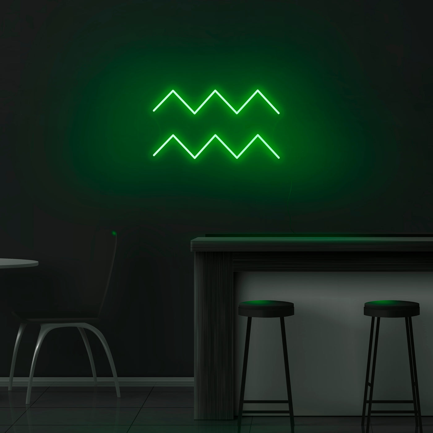 'Aquarius' Neon Sign - Nuwave Neon