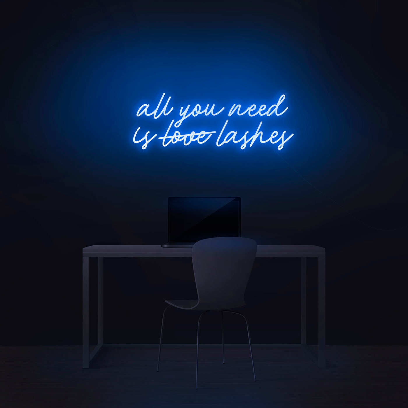 'All You Need Is Lashes' Neon Sign - Nuwave Neon