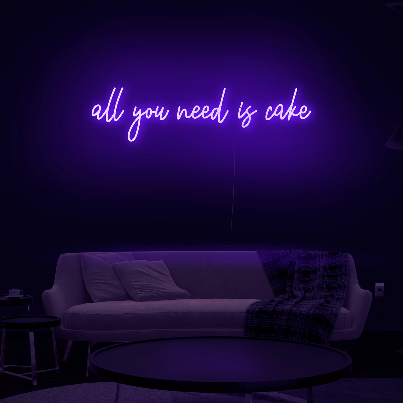 'All You Need Is Cake' Neon Sign - Nuwave Neon