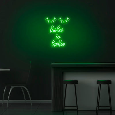 'Lashes To Lashes' Neon Sign - Nuwave Neon