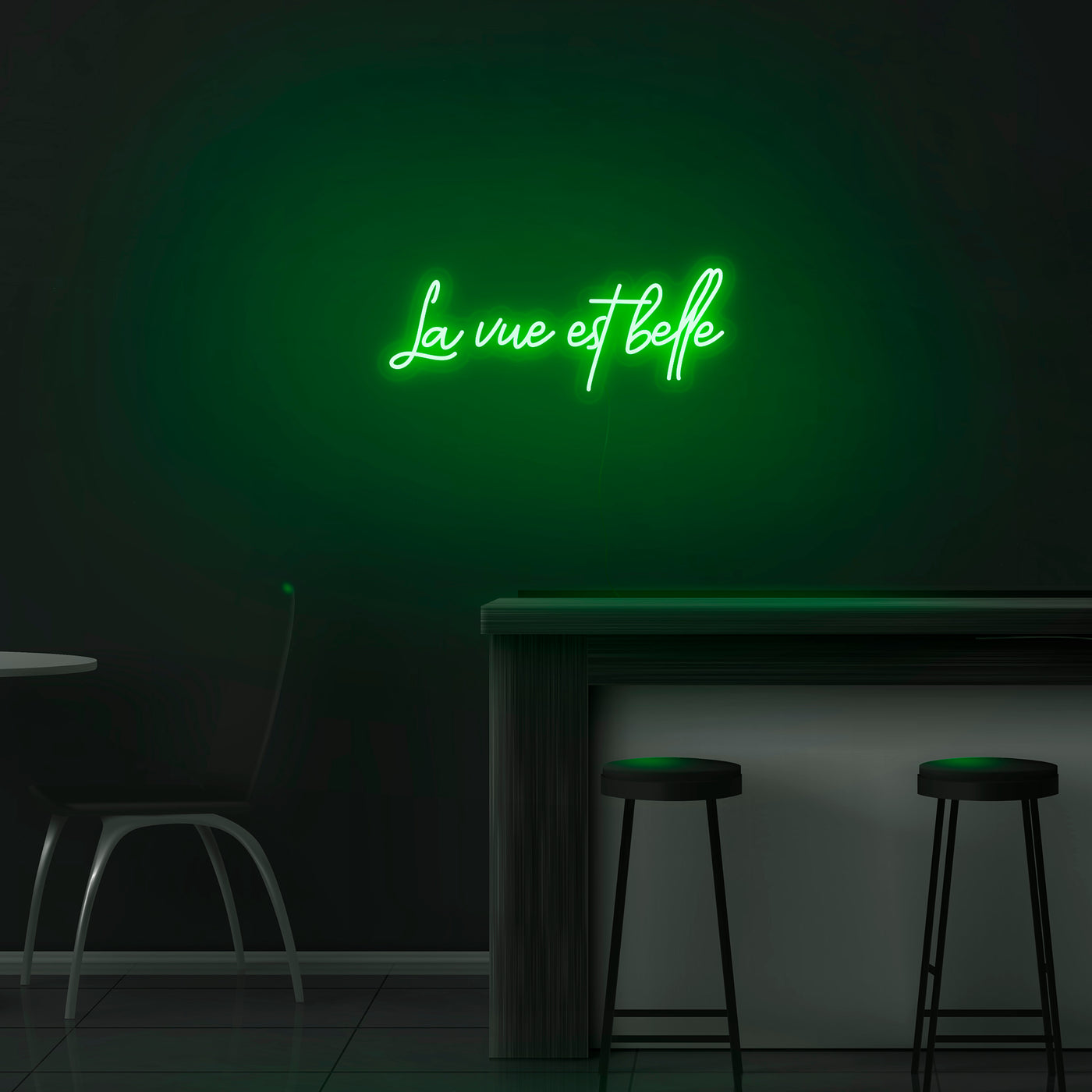 'La Vue Est Belle' Neon Sign - Nuwave Neon