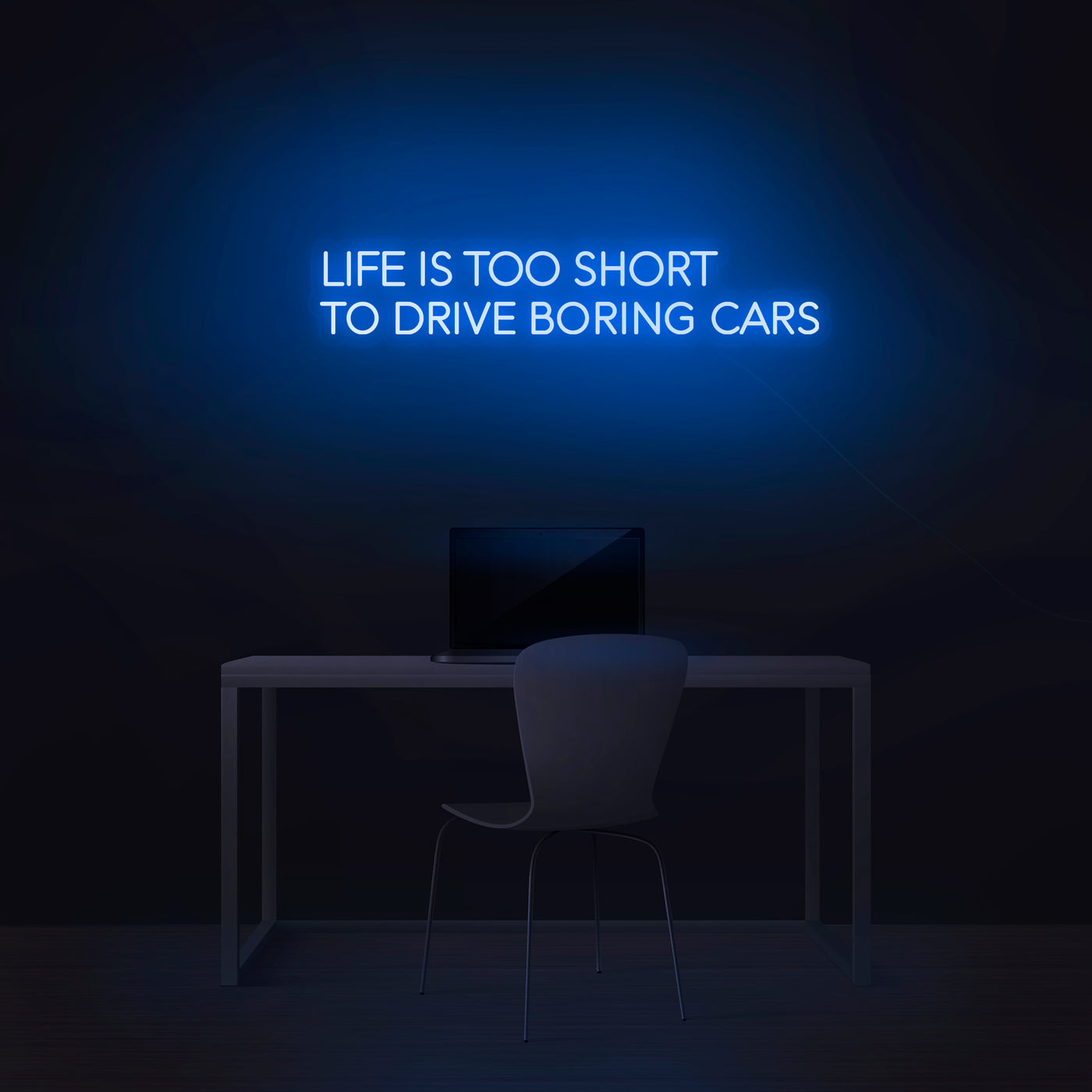 'Life Is Too Short To Drive Boring Cars' Neon Sign - Nuwave Neon