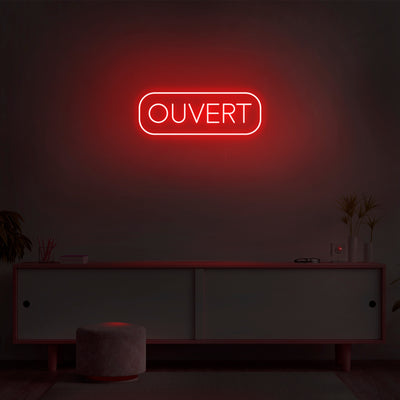 'Ouvert' Neon Sign - Nuwave Neon