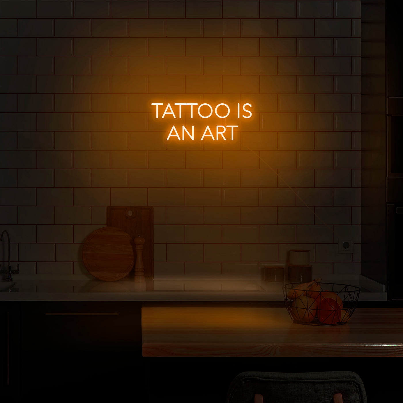 'Tattoo Is An Art' Neon Sign - Nuwave Neon