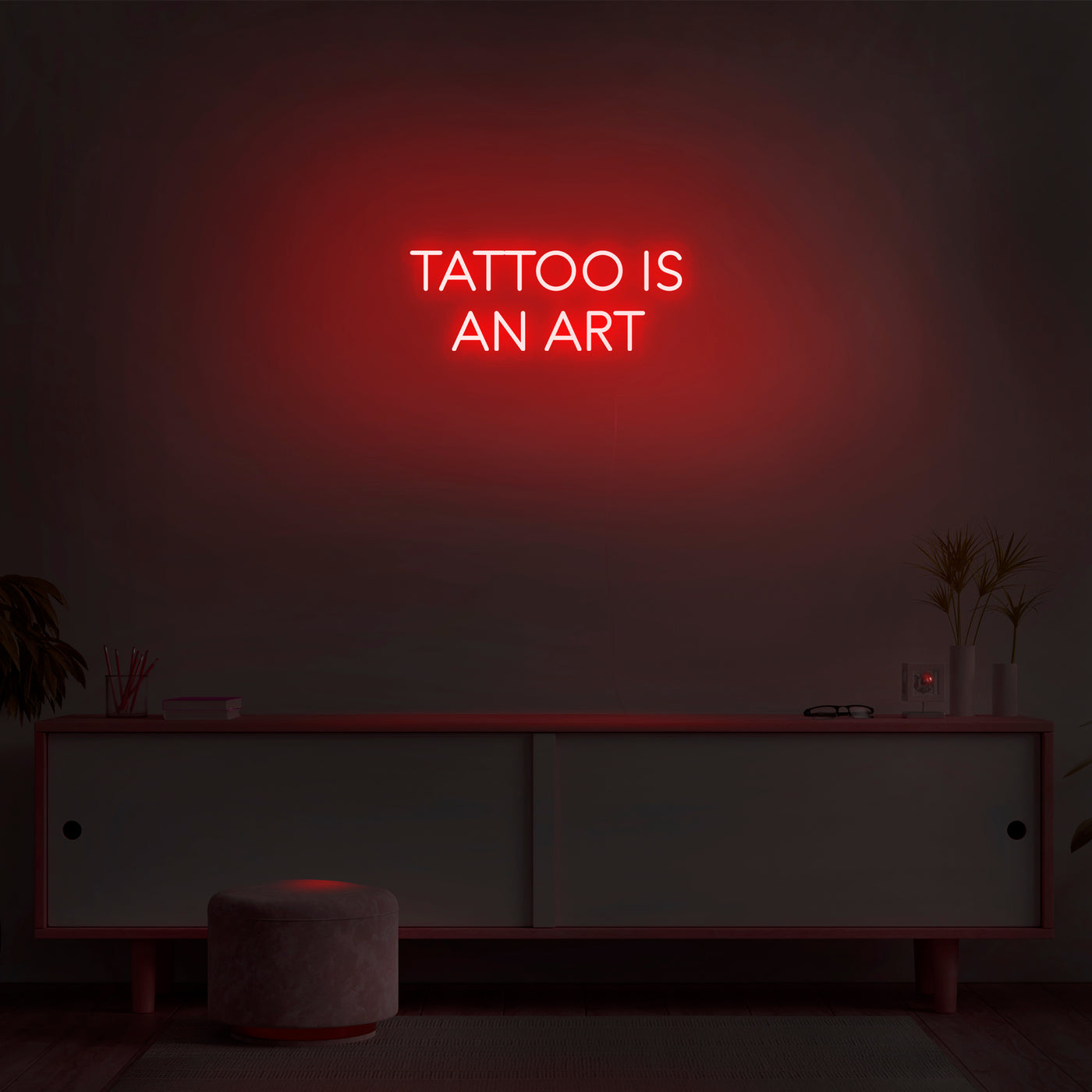 'Tattoo Is An Art' Neon Sign - Nuwave Neon