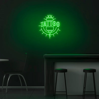 'Tattoo Machine' Neon Sign - Nuwave Neon