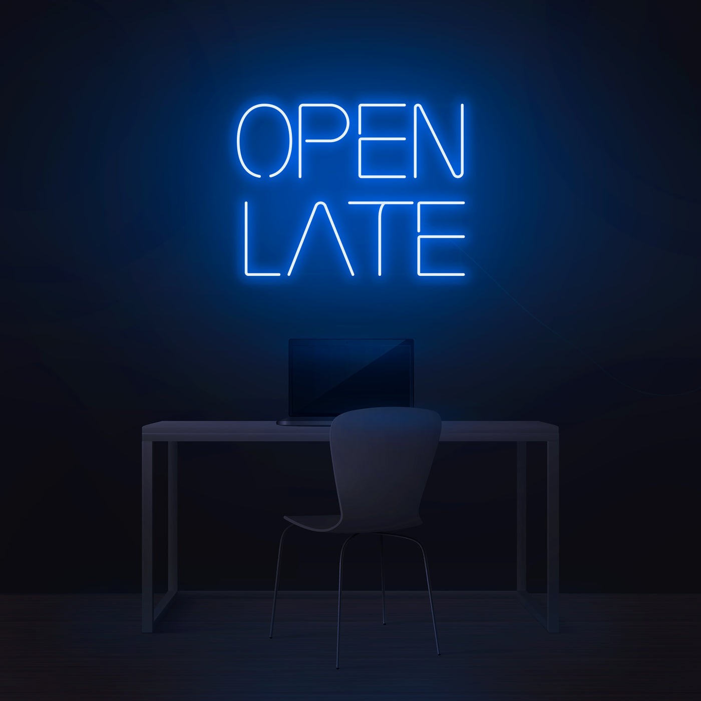 'Open Late' Neon Sign