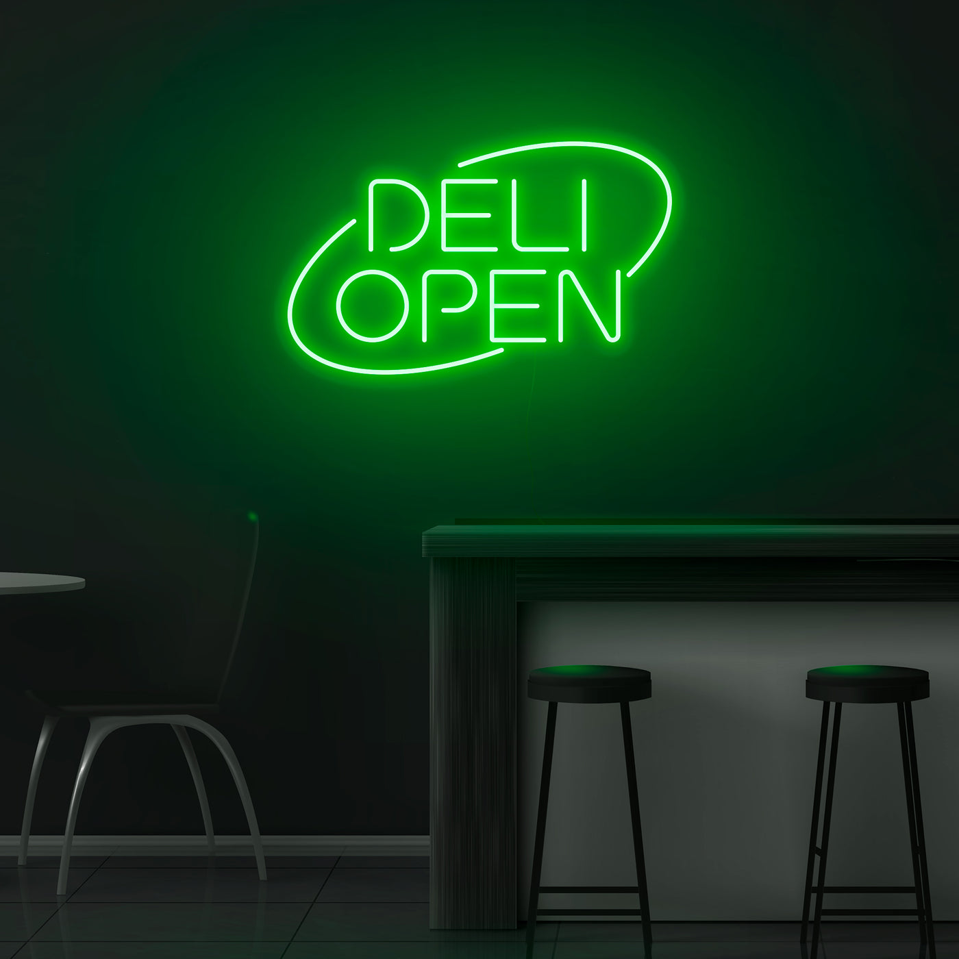 'Deli Open' Neon Sign