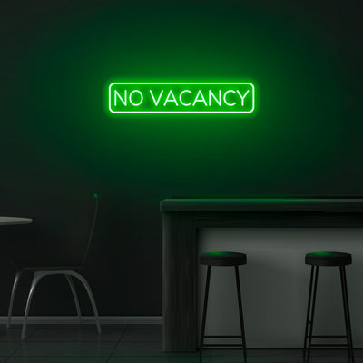 'No Vacancy' Neon Sign