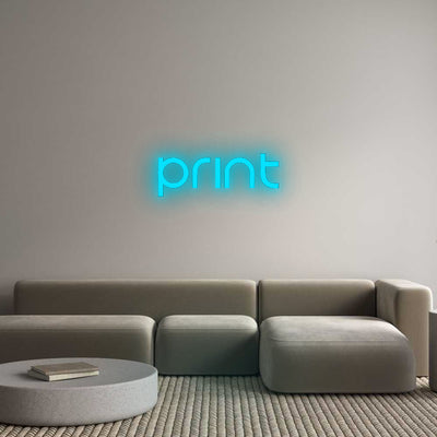 Your Bespoke Nuwave Neon: PRINT