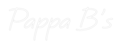 Your Custom Nuwave Neon: Pappa B's - Nuwave Neon
