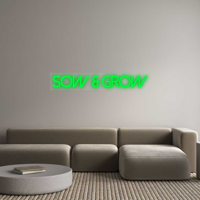 Your Custom AEG Nuwave Neon: Sow & Grow - Nuwave Neon
