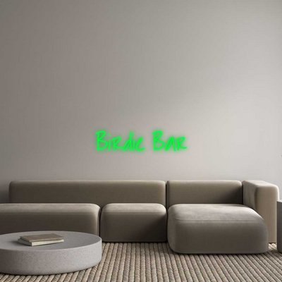 Your Custom AEG Nuwave Neon: Birdie Bar - Nuwave Neon