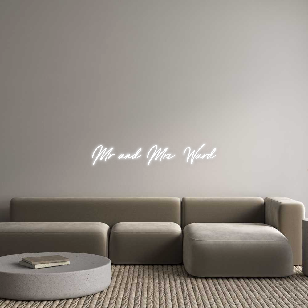 Your Custom Nuwave Neon: Mr and Mrs Ward - Nuwave Neon