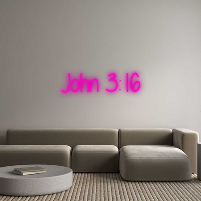 Your Custom AEG Nuwave Neon: John 3:16 - Nuwave Neon