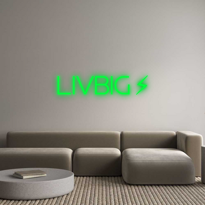 Your Custom AEG Nuwave Neon: LIVBIG ⚡︎ - Nuwave Neon