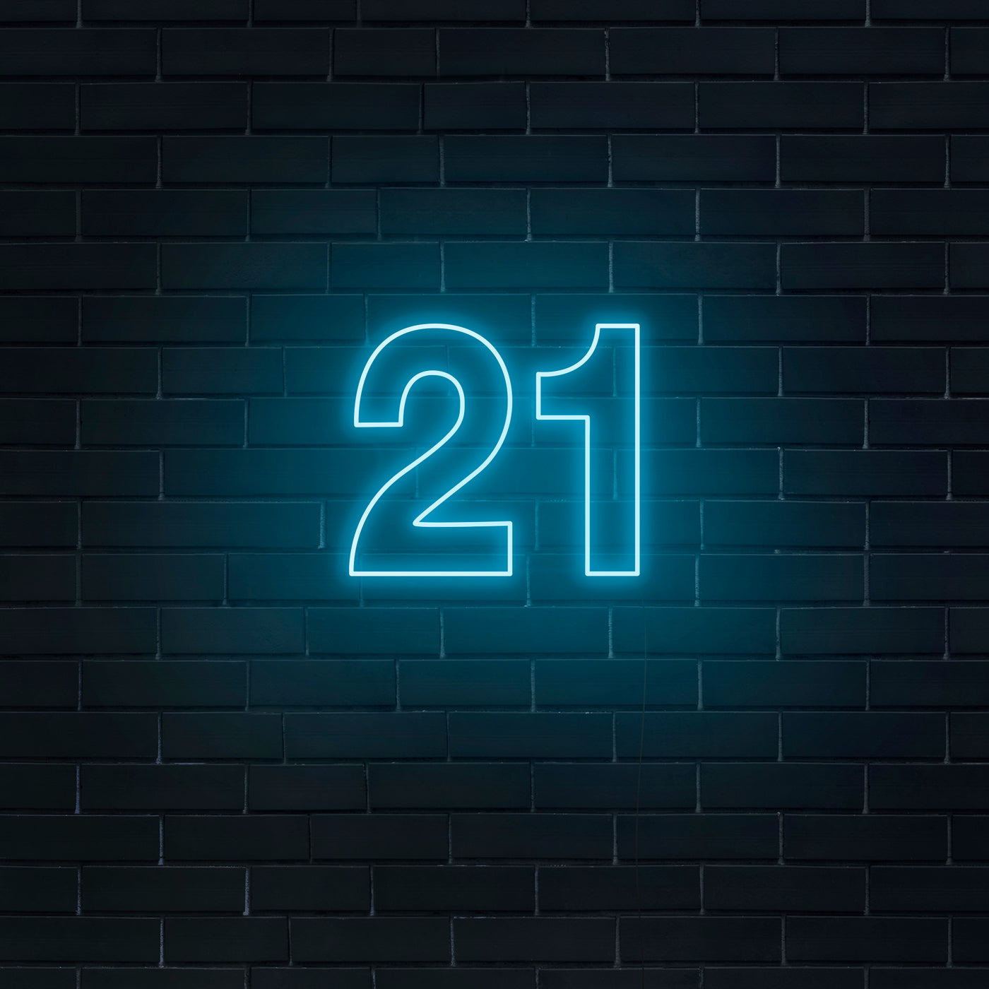 '21' Neon Sign - Nuwave Neon