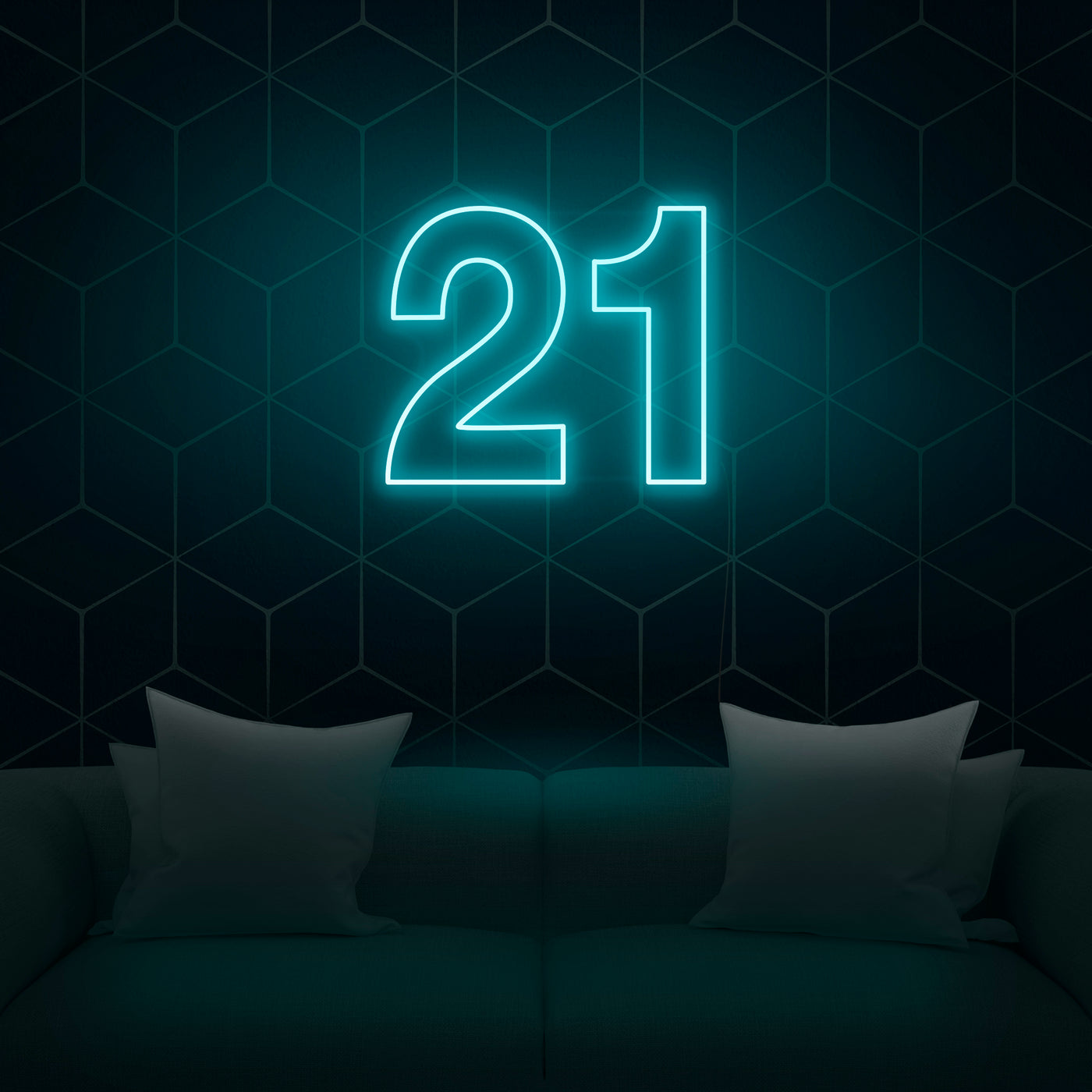 '21' Neon Sign - Nuwave Neon