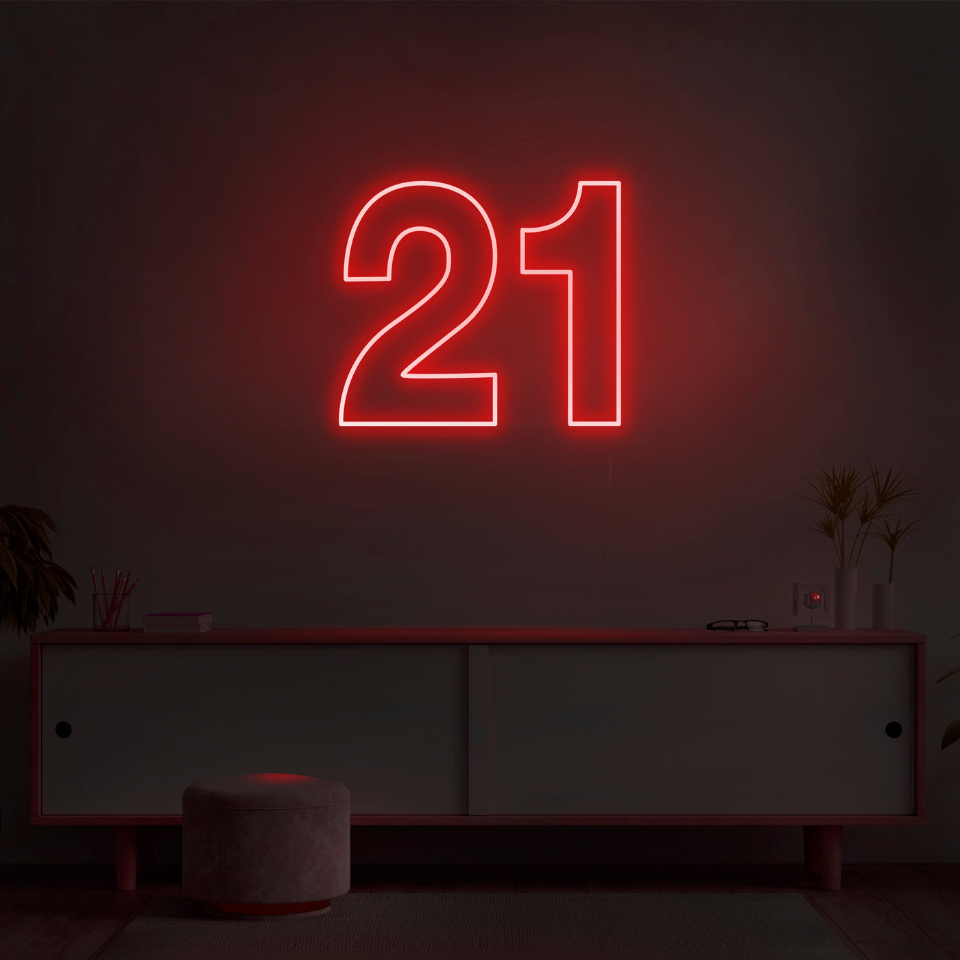 '21' Neon Sign - Nuwave Neon