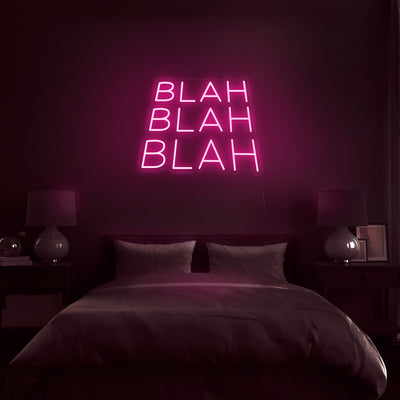 'Blah Blah Blah' Neon Sign - Nuwave Neon