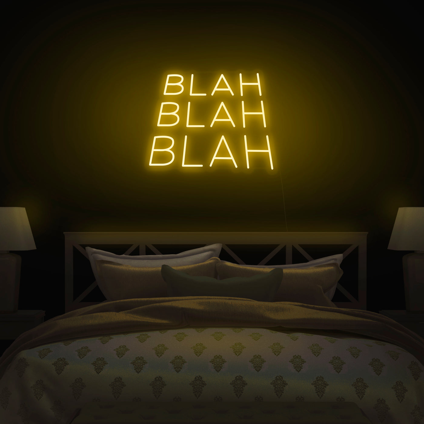 'Blah Blah Blah' Neon Sign - Nuwave Neon