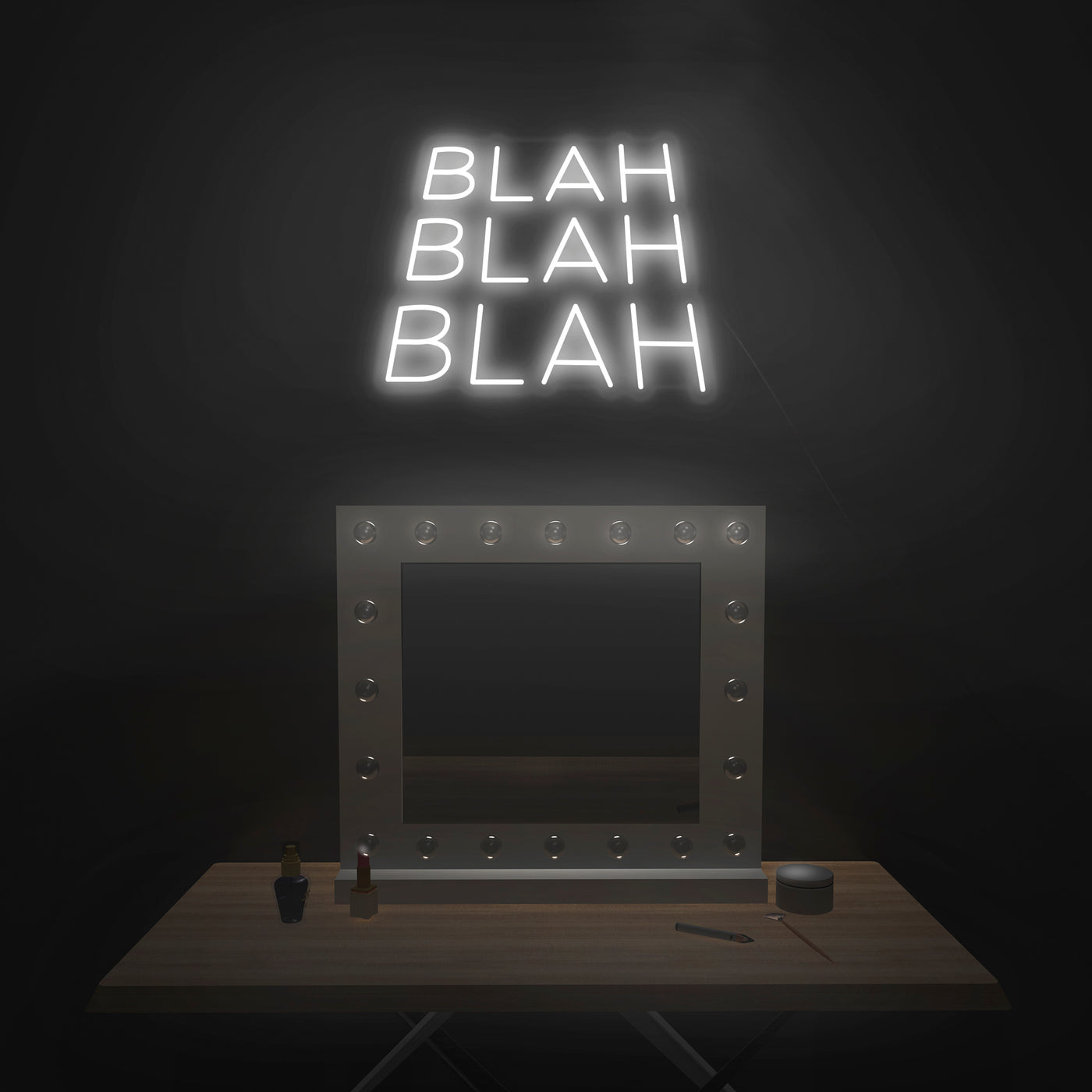 'Blah Blah Blah' Neon Sign - Nuwave Neon