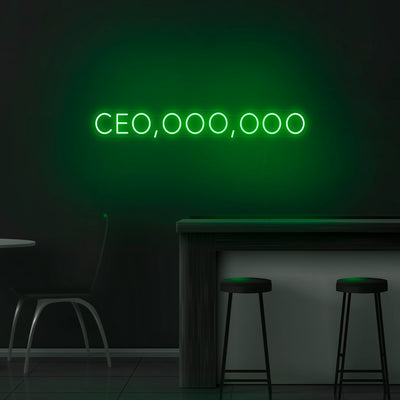 'CEO' Neon Sign - Nuwave Neon