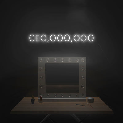 'CEO' Neon Sign - Nuwave Neon