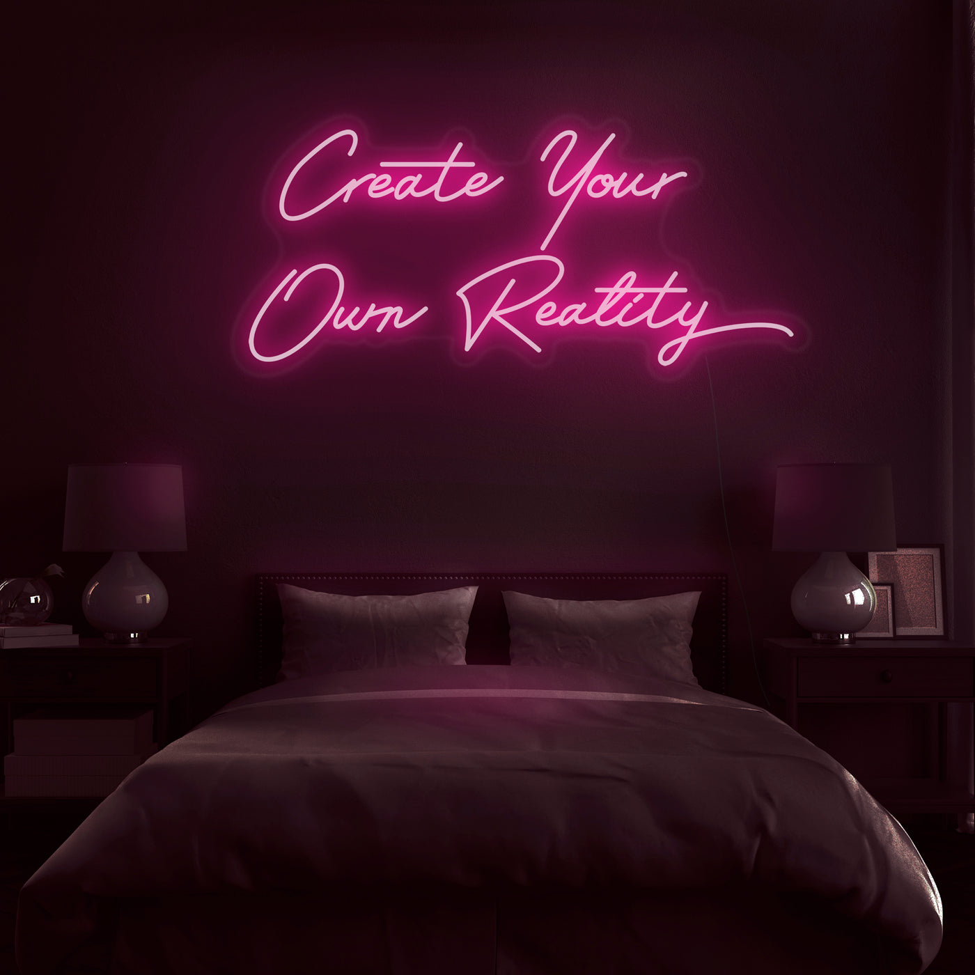 'Create Your Own Reality' V2 Neon Sign - Nuwave Neon