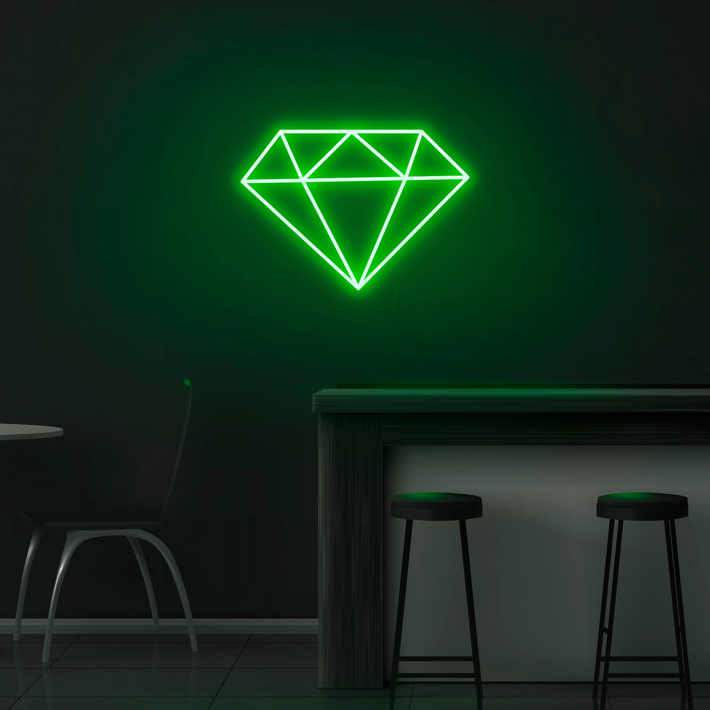 'Diamond' Neon Sign - Nuwave Neon