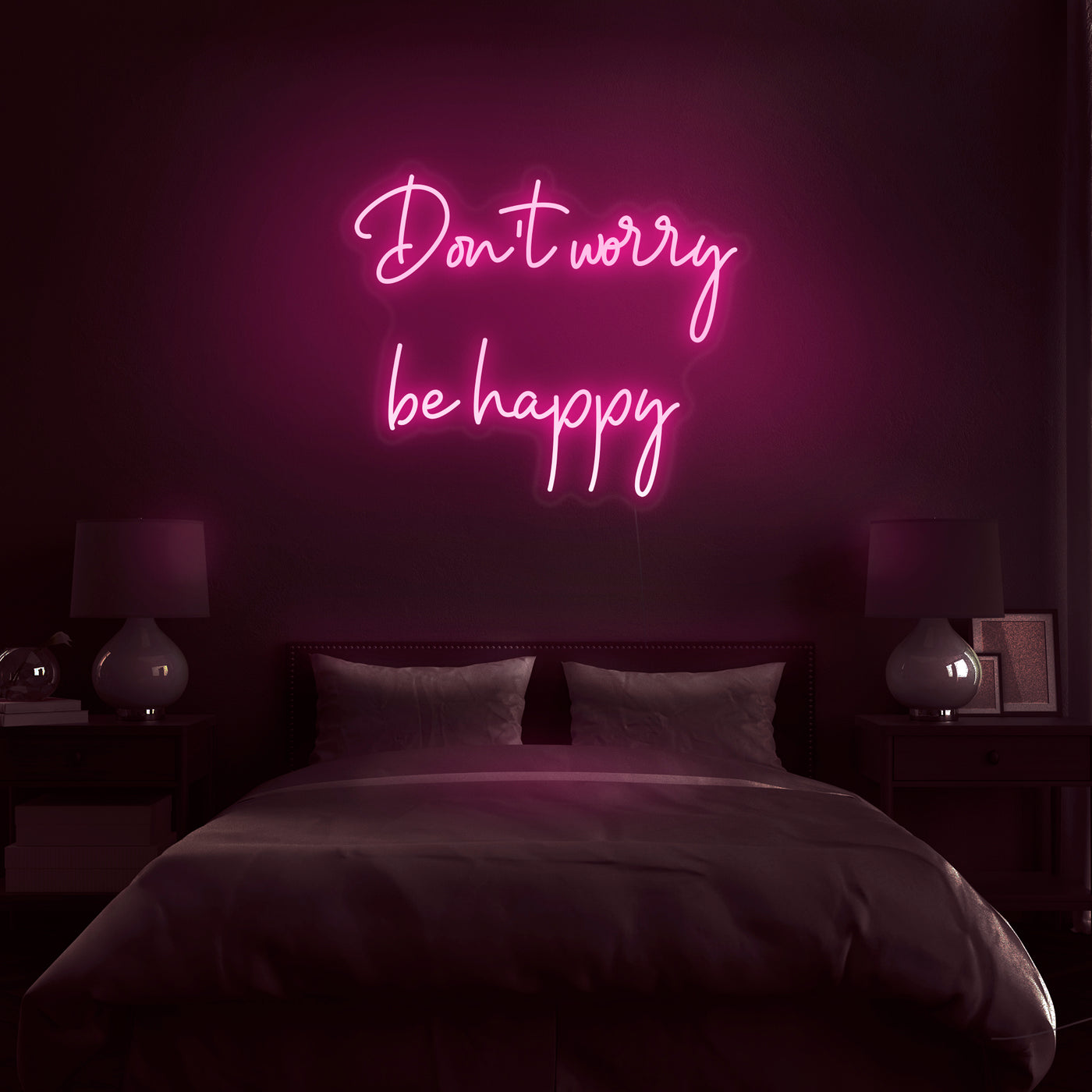 'Don't Worry Be Happy' Neon Sign - Nuwave Neon