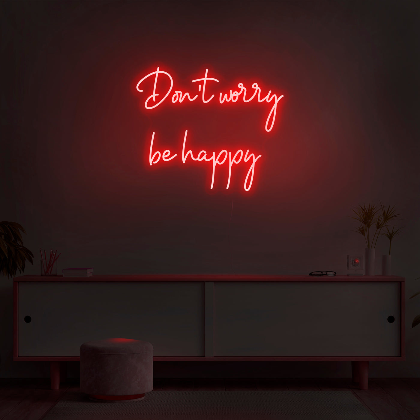 'Don't Worry Be Happy' Neon Sign - Nuwave Neon