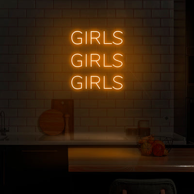 'Girls Girls Girls' Neon Sign - Nuwave Neon