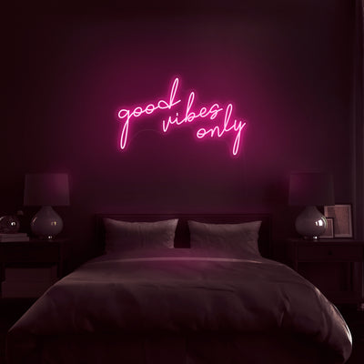 'Good Vibes Only' V2 Neon Sign - Nuwave Neon