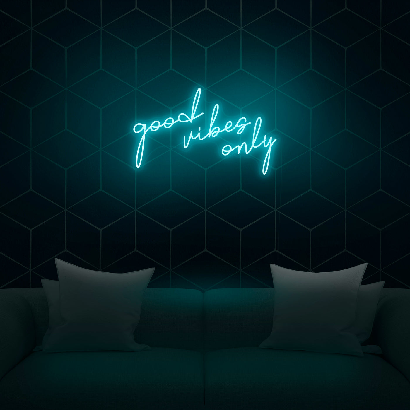 'Good Vibes Only' V2 Neon Sign - Nuwave Neon