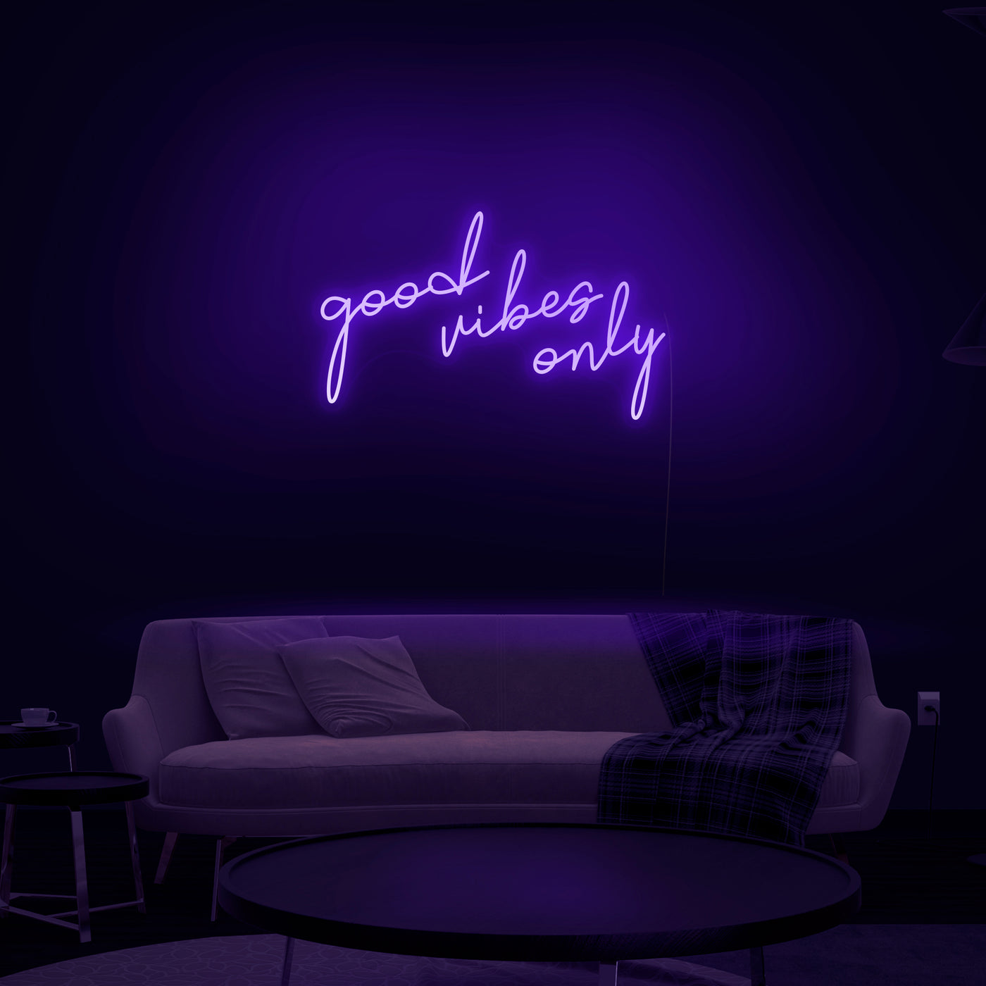 'Good Vibes Only' V2 Neon Sign - Nuwave Neon