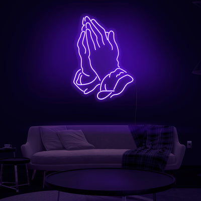 'Praying Hands' Neon Sign - Nuwave Neon