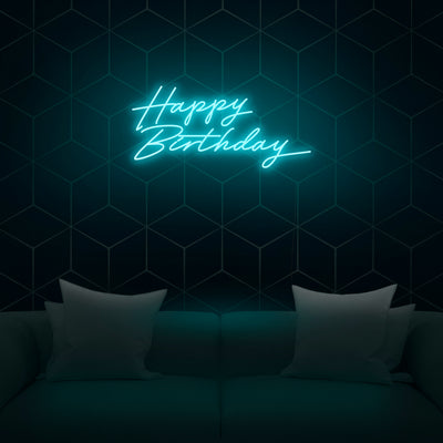 'Happy Birthday' Neon Sign - Nuwave Neon