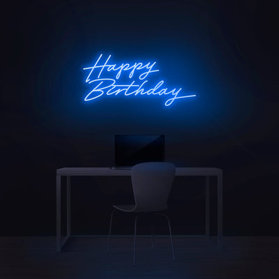 'Happy Birthday' Neon Sign - Nuwave Neon