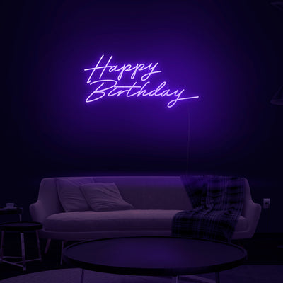 'Happy Birthday' Neon Sign - Nuwave Neon