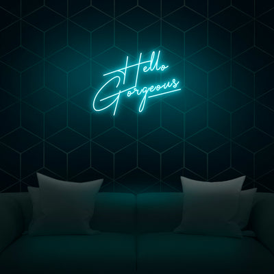 'Hello Gorgeous' V4 Neon Sign - Nuwave Neon