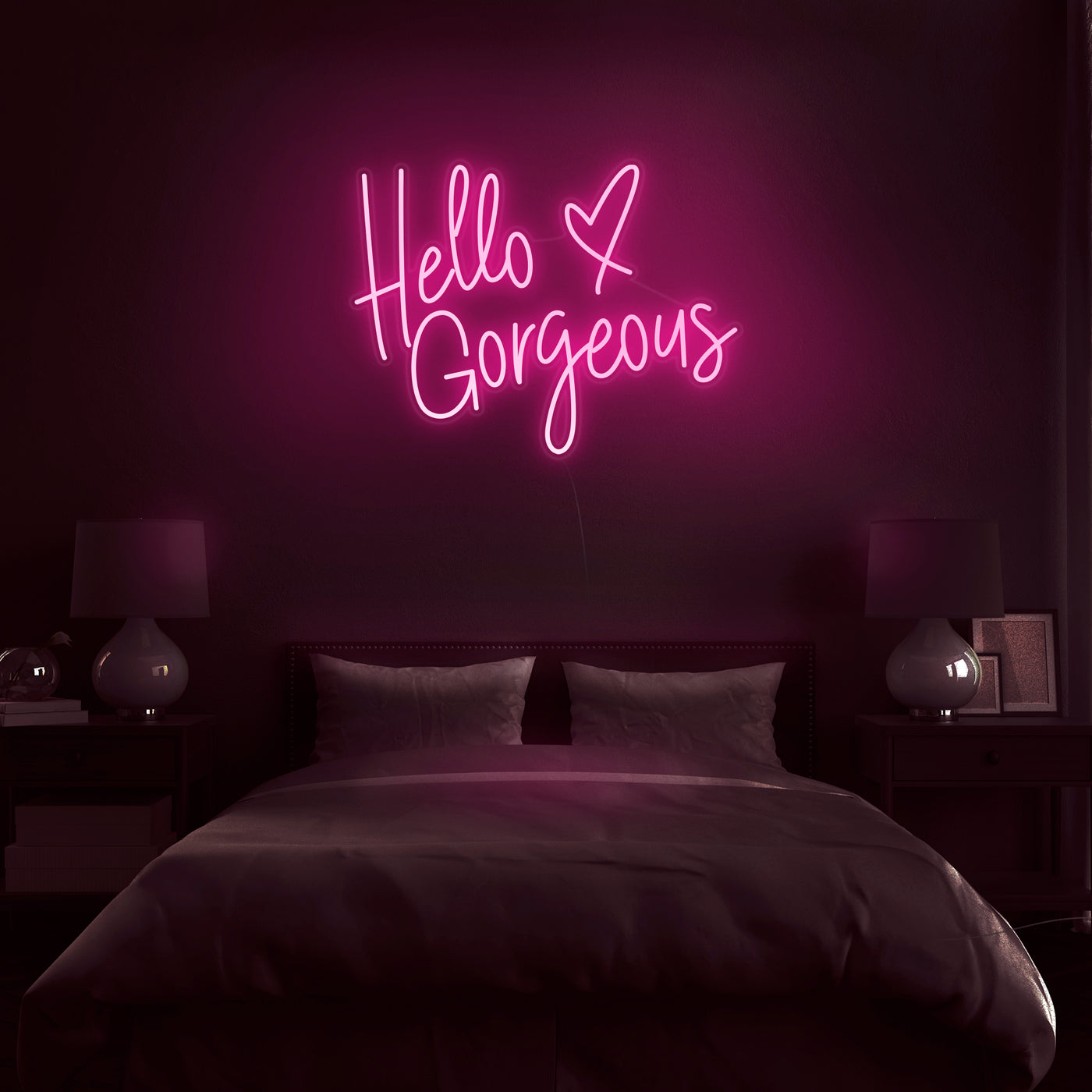 'Hello Gorgeous' V3 Neon Sign - Nuwave Neon