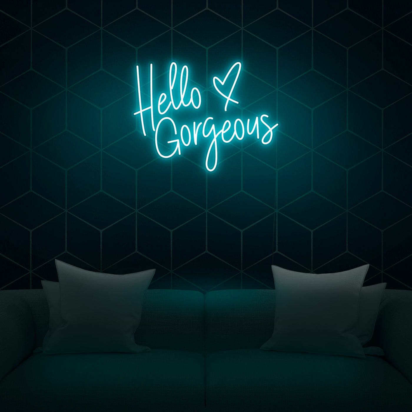 'Hello Gorgeous' V3 Neon Sign - Nuwave Neon