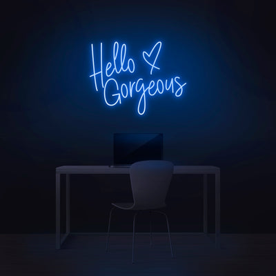 'Hello Gorgeous' V3 Neon Sign - Nuwave Neon