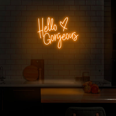 'Hello Gorgeous' V3 Neon Sign - Nuwave Neon