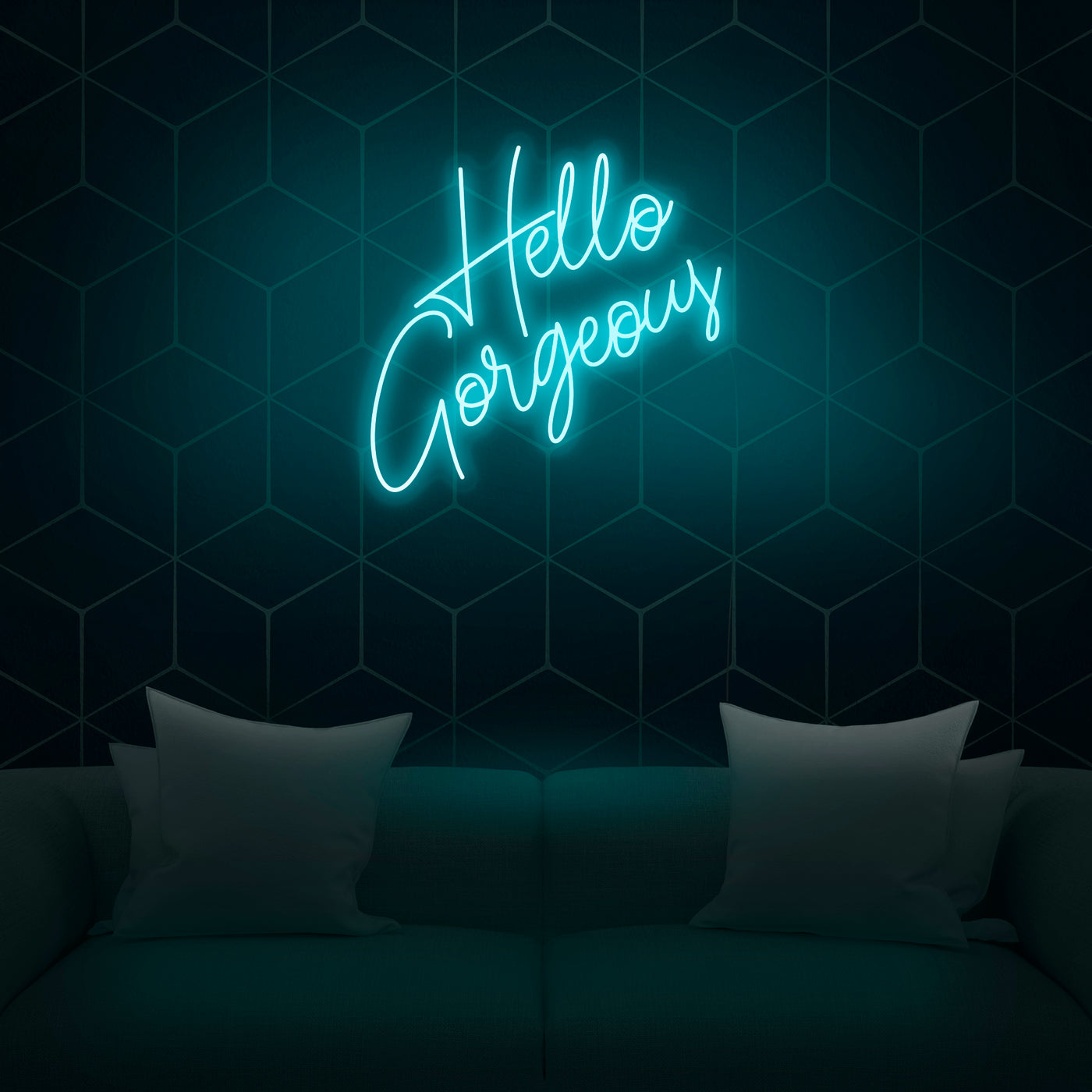 'Hello Gorgeous' V2 Neon Sign - Nuwave Neon