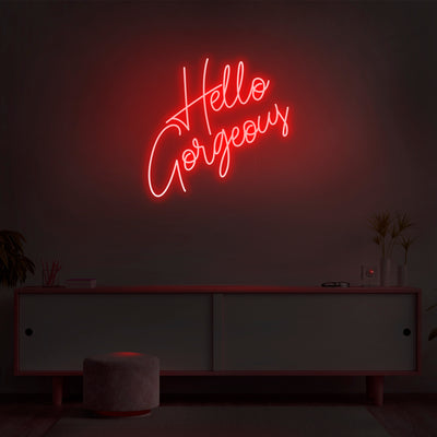 'Hello Gorgeous' V2 Neon Sign - Nuwave Neon