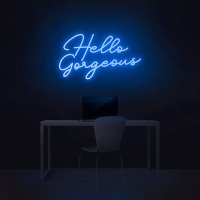 'Hello Gorgeous' Neon Sign - Nuwave Neon